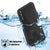 Galaxy S9 Plus Waterproof Case PunkCase StudStar Black Thin 6.6ft Underwater IP68 Shock/Snow Proof (Color in image: pink)