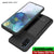 PunkJuice S20+ Plus Battery Case All Black - Fast Charging Power Juice Bank with 6000mAh (Color in image: Patterned Blue)