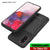 PunkJuice S20 Battery Case Patterned Black - Fast Charging Power Juice Bank with 4800mAh (Color in image: All Black)