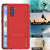 PunkCase Galaxy Note 10+ Plus Waterproof Case, [KickStud Series] Armor Cover [Red] (Color in image: Clear)