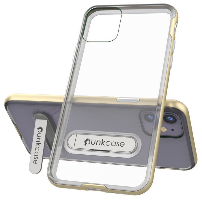iPhone 12 Case, PUNKcase [LUCID 3.0 Series] [Slim Fit] Protective Cover w/ Integrated Screen Protector [Gold] (Color in image: Silver)