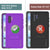 PunkCase Galaxy Note 10 Waterproof Case, [KickStud Series] Armor Cover [Purple] (Color in image: Black)