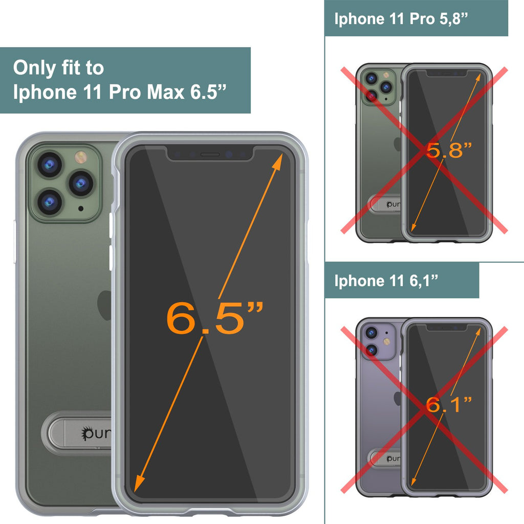 iPhone 12 Pro Max Case, PUNKcase [LUCID 3.0 Series] [Slim Fit] Protective Cover w/ Integrated Screen Protector [Silver] (Color in image: Teal)