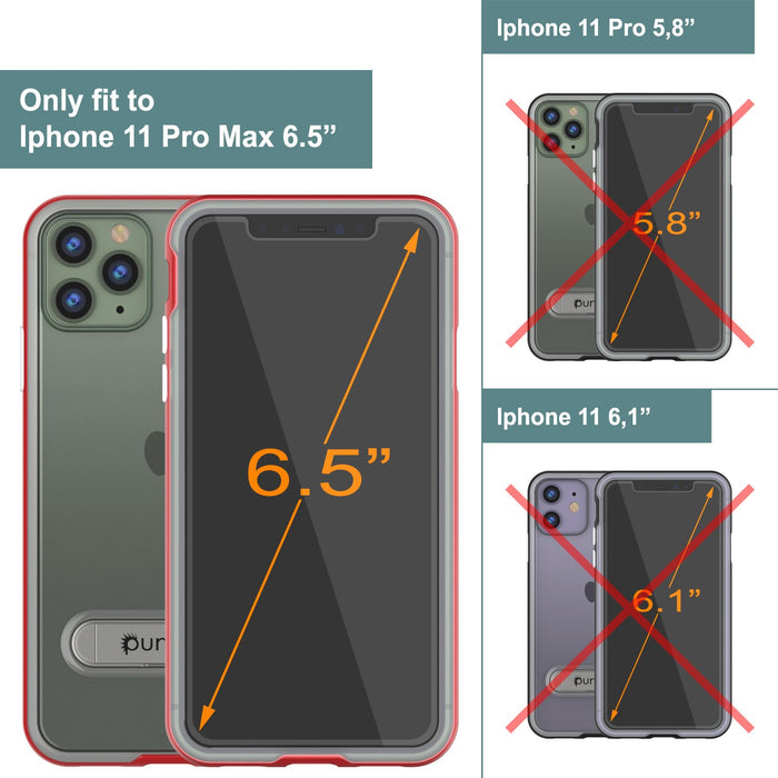 iPhone 12 Pro Max Case, PUNKcase [LUCID 3.0 Series] [Slim Fit] Protective Cover w/ Integrated Screen Protector [Red] (Color in image: Teal)