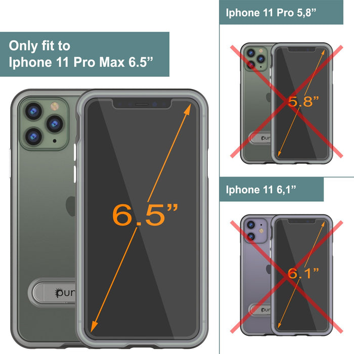 iPhone 12 Pro Max Case, PUNKcase [LUCID 3.0 Series] [Slim Fit] Protective Cover w/ Integrated Screen Protector [Grey] (Color in image: Teal)
