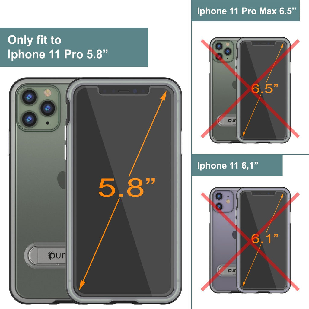iPhone 12 Pro Case, PUNKcase [LUCID 3.0 Series] [Slim Fit] Protective Cover w/ Integrated Screen Protector [Black] (Color in image: Teal)