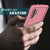PunkCase Galaxy Note 10 Waterproof Case, [KickStud Series] Armor Cover [Pink] (Color in image: Red)