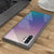 Galaxy Note 10+ Plus Punkcase Lucid-2.0 Series Slim Fit Armor Clear Case Cover (Color in image: Light Blue)