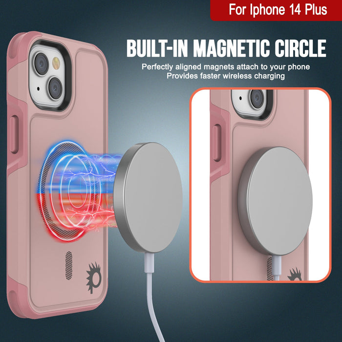 Built-in MAGNETIC CIRCLE Perfectly aligned magnets attach to your phone Provides faster wireless charging AY ANY Wh AY Lh WY AY (Color in image: Yellow)