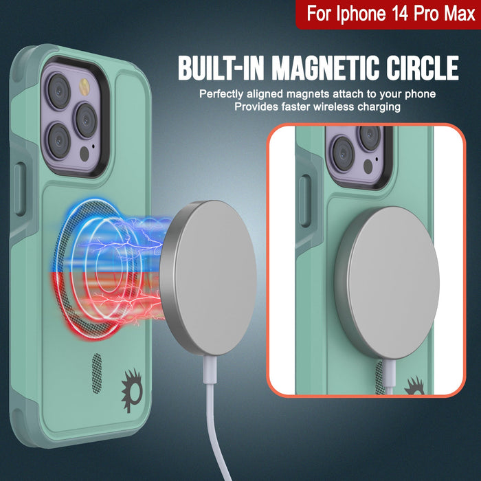 For Iphone 14 Pro Max Built-in MAGNETIC CIRCLE Perfectly aligned magnets attach to your phone rO ster wireless charging RN AY AK Wh AY (Color in image: Yellow)