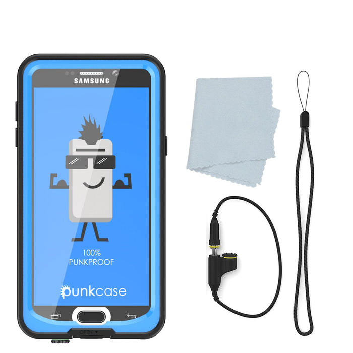 Galaxy Note 5 Waterproof Case, Punkcase StudStar Light Blue Shock/Dirt Proof | Lifetime Warranty (Color in image: purple)