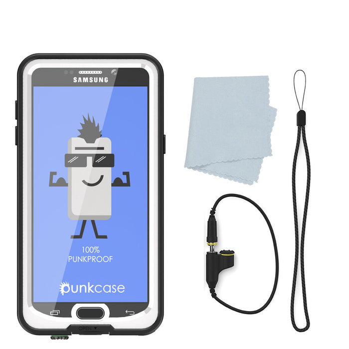 Galaxy Note 5 Waterproof Case, Punkcase StudStar White Shock/Dirt/Snow Proof | Lifetime Warranty (Color in image: purple)