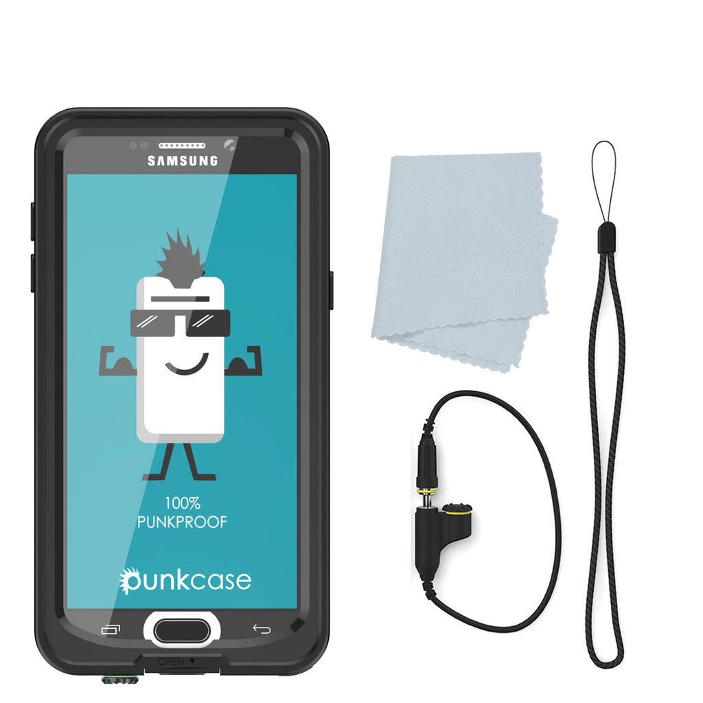 Galaxy Note 5 Waterproof Case, Punkcase StudStar Black Shock/Dirt/Snow Proof | Lifetime Warranty (Color in image: red)