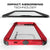 iPhone 8+ Plus Waterproof Case, Ghostek® Atomic 3.0 Red Series | Underwater | Touch-ID (Color in image: Teal)