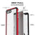 iPhone 8+ Plus Waterproof Case, Ghostek® Atomic 3.0 Teal Series (Color in image: Black)