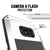 Galaxy Note 8  Case, PUNKcase Metallic White Shockproof  Slim Metal Armor Case (Color in image: black)