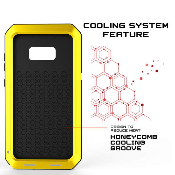 COOLING SYSTEM FEATURE DESIGN TO REDUCE HEAT HONEYCOMB COOLING GROOVE (Color in image: white)