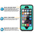 iPhone 5S/5 Waterproof Case, PunkCase StudStar Teal Case Water/Shock/Dirt Proof | Lifetime Warranty (Color in image: light blue)