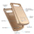 Galaxy Note 5 Battery Case, Punkcase 5000mAH Charger Case W/ Screen Protector | IntelSwitch [Gold] (Color in image: White)