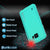Galaxy S6 Waterproof Case PunkCase StudStar Teal Thin 6.6ft Underwater IP68 Shock/Dirt/Snow Proof (Color in image: black)