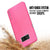 Galaxy S8 Plus Case, Punkcase Galactic 2.0 Series Ultra Slim Protective Armor TPU Cover [Pink] (Color in image: silver)