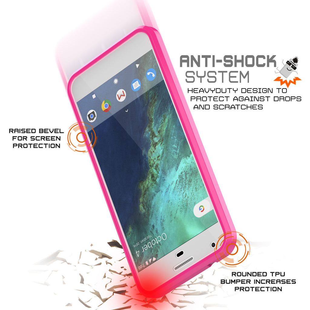 Google Pixel Case Punkcase® LUCID 2.0 Pink Series w/ PUNK SHIELD Glass Screen Protector | Ultra Fit (Color in image: teal)