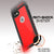 iPhone 7 Waterproof IP68 Case, Punkcase [Red] [StudStar Series] [Slim Fit] [Dirtproof] [Snowproof] (Color in image: pink)
