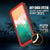 iPhone X Waterproof IP68 Case, Punkcase [Red] [StudStar Series] [Slim Fit] [Dirtproof] (Color in image: pink)