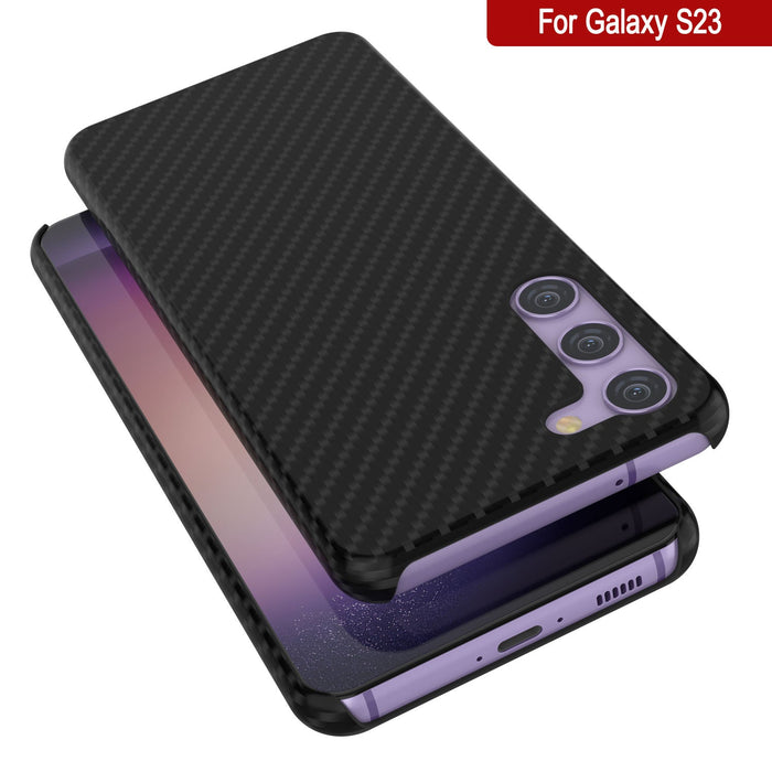 Galaxy S24 Case, Punkcase CarbonShield, Heavy Duty & Ultra Thin Cover [shockproof][non slip] [Lilac]