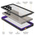 Galaxy S24 Ultra Water/ Shockproof [Extreme Series] Slim Screen Protector Case [Purple]