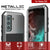 Galaxy S22 Metal Case, Heavy Duty Military Grade Rugged Armor Cover [Silver] (Color in image: Neon)