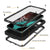 Galaxy S22 Metal Case, Heavy Duty Military Grade Rugged Armor Cover [Black] (Color in image: Silver)