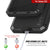 Galaxy S22 Metal Case, Heavy Duty Military Grade Rugged Armor Cover [Black] (Color in image: Red)