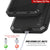Galaxy S22+ Plus Metal Case, Heavy Duty Military Grade Rugged Armor Cover [Black] (Color in image: Red)