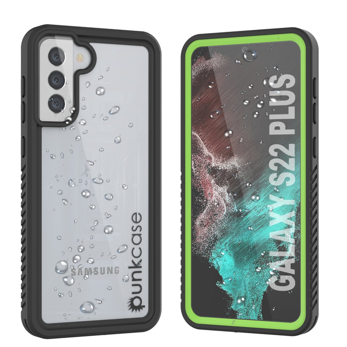 Galaxy S22+ Plus Water/ Shockproof [Extreme Series] Screen Protector Case [Light Green] (Color in image: Light Green)