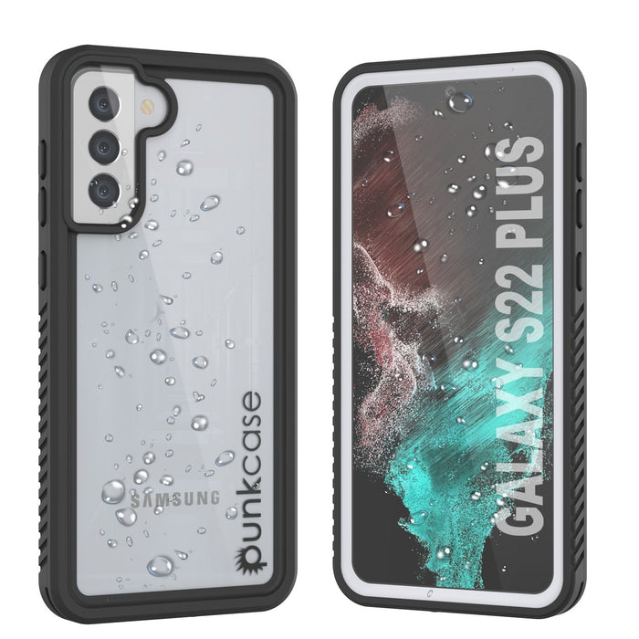 Galaxy S22+ Plus Water/ Shock/ Snow/ dirt proof [Extreme Series] Punkcase Slim Case [White] (Color in image: White)