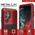 Galaxy S22 Ultra Metal Case, Heavy Duty Military Grade Rugged Armor Cover [Red] (Color in image: Neon)