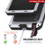 Galaxy S22 Ultra Metal Case, Heavy Duty Military Grade Rugged Armor Cover [White] (Color in image: Red)