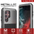 Galaxy S22 Ultra Metal Case, Heavy Duty Military Grade Rugged Armor Cover [Silver] (Color in image: Neon)