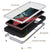 Galaxy S22 Ultra Metal Case, Heavy Duty Military Grade Rugged Armor Cover [White] (Color in image: Silver)