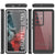 Galaxy S22 Ultra Water/ Shock/ Snow/ dirt proof [Extreme Series] Punkcase Slim Case [White] (Color in image: Red)