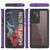 Galaxy S22 Ultra Waterproof Case PunkCase Ultimato Purple Thin 6.6ft Underwater IP68 Shock/Snow Proof [Purple] (Color in image: black)
