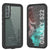 Galaxy S22 Waterproof Case PunkCase Ultimato Black Thin 6.6ft Underwater IP68 Shock/Snow Proof [Black] (Color in image: black)
