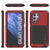 Galaxy S23 Ultra Metal Case, Heavy Duty Military Grade Armor Cover [shock proof] Full Body Hard [Red]