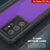 Galaxy S24 Ultra Waterproof Case PunkCase StudStar Purple Thin 6.6ft Underwater IP68 Shock/Snow Proof