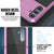 Galaxy S24 Metal Case, Heavy Duty Military Grade Armor Cover [shock proof] Full Body Hard [Pink]
