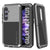 Galaxy S24 Plus Metal Case, Heavy Duty Military Grade Armor Cover [shock proof] Full Body Hard [Silver]