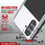 Galaxy S24 Plus Metal Case, Heavy Duty Military Grade Armor Cover [shock proof] Full Body Hard [White]