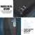 Galaxy S24 Plus Metal Case, Heavy Duty Military Grade Armor Cover [shock proof] Full Body Hard [Black]