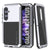 Galaxy S24 Plus Metal Case, Heavy Duty Military Grade Armor Cover [shock proof] Full Body Hard [White]